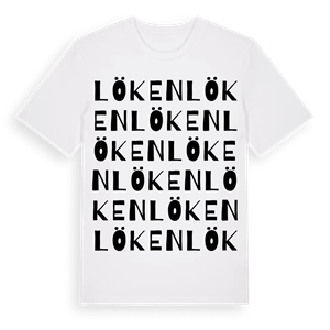 Löken ordlek t-shirt – ekologisk bomull t-shirt från PinShirt
