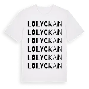 Lolyckan ordlek t-shirt – ekologisk bomull t-shirt från Pinshirt