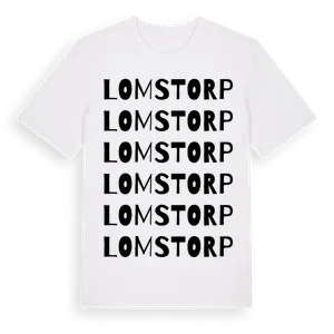 Lomstorp ordlek t-shirt – ekologisk bomull t-shirt från Pinshirt