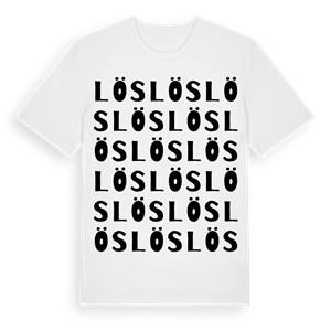 Lös ordlek t-shirt – ekologisk bomull t-shirt från PinShirt