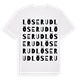 Löserud ordlek t-shirt