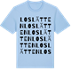 Blue Soul t-shirt med Loslätten ordlek t-shirt