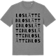 Mid Heather Gray t-shirt med Loslätten ordlek t-shirt