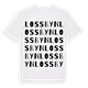Lossbyn ordlek t-shirt