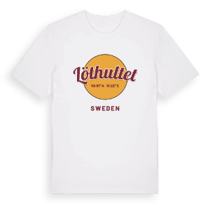 Löthultet cirkel t-shirt – ekologisk bomull t-shirt från PinShirt