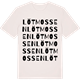 Vintage White t-shirt med Lötmossen ordlek t-shirt