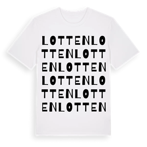 Lotten ordlek t-shirt – ekologisk bomull t-shirt från PinShirt