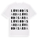Lövbodåsarna ordlek t-shirt
