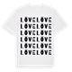 Löve ordlek t-shirt