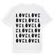 Löve ordlek t-shirt
