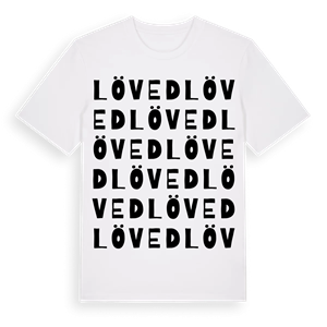 Löved ordlek t-shirt – ekologisk bomull t-shirt från PinShirt