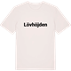 Vintage White t-shirt med Lövhöjden fetstil t-shirt