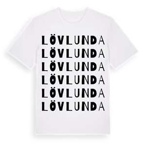 Lövlunda ordlek t-shirt – ekologisk bomull t-shirt från PinShirt