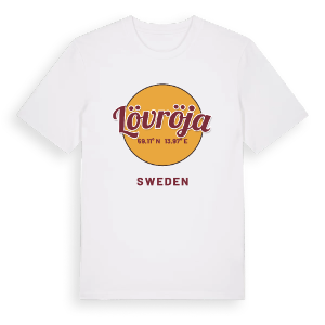 Lövröja cirkel t-shirt – ekologisk bomull t-shirt från PinShirt