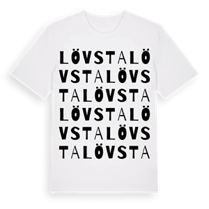 Lövsta ordlek t-shirt – ekologisk bomull t-shirt från PinShirt