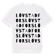 Lövstadfors ordlek t-shirt