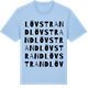Blue Soul t-shirt med Lövstrand ordlek t-shirt