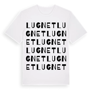 Lugnet ordlek t-shirt – ekologisk bomull t-shirt från PinShirt