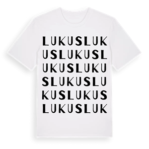 Lukus ordlek t-shirt – ekologisk bomull t-shirt från PinShirt