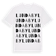 Lundaby ordlek t-shirt