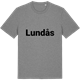 Mid Heather Gray t-shirt med Lundås fetstil t-shirt