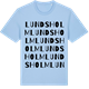 Blue Soul t-shirt med Lundsholm ordlek t-shirt