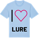 Blue Soul t-shirt med Jag älskar Lure t-shirt stort tryck