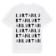 Lurtan ordlek t-shirt