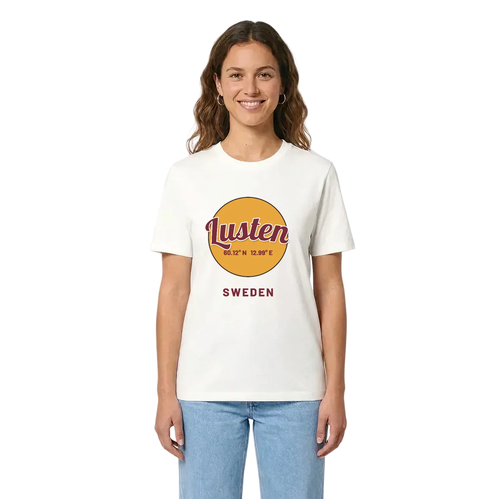 Lusten cirkel t-shirt – White, i miljö