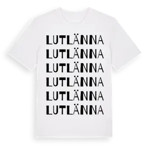 Lutlänna ordlek t-shirt – ekologisk bomull t-shirt från Pinshirt