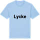 Blue Soul t-shirt med Lycke fetstil t-shirt