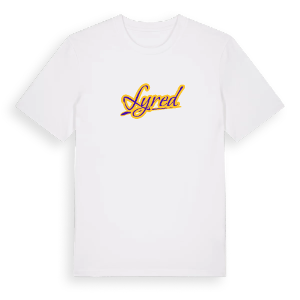Lyred baseball t-shirt – ekologisk bomull t-shirt från PinShirt