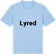 Blue Soul t-shirt med Lyred fetstil t-shirt