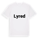 White t-shirt med Lyred fetstil t-shirt