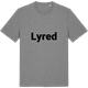 Mid Heather Gray t-shirt med Lyred fetstil t-shirt