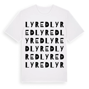 Lyred ordlek t-shirt – ekologisk bomull t-shirt från PinShirt