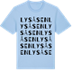 Blue Soul t-shirt med Lysåsen ordlek t-shirt