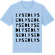 Blue Soul t-shirt med Lysed ordlek t-shirt