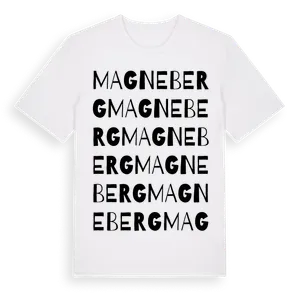 Magneberg ordlek t-shirt – ekologisk bomull t-shirt från Pinshirt