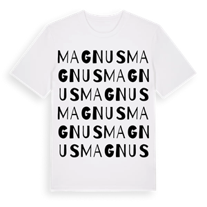 Magnus ordlek t-shirt – ekologisk bomull t-shirt från PinShirt