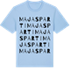 Blue Soul t-shirt med Majas parti ordlek t-shirt