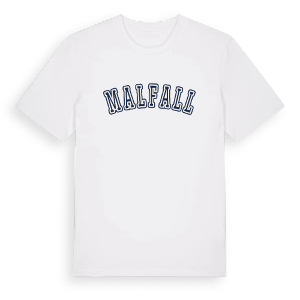 Malfall college t-shirt – ekologisk bomull t-shirt från PinShirt