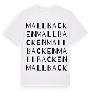 Mallbacken ordlek t-shirt – ekologisk bomull t-shirt från PinShirt