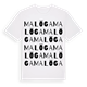 Malöga ordlek t-shirt