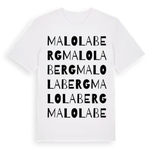 Malolaberg ordlek t-shirt – ekologisk bomull t-shirt från Pinshirt