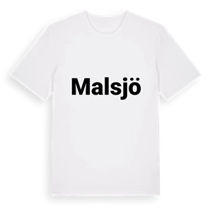 Malsjö fetstil t-shirt – ekologisk bomull t-shirt från PinShirt