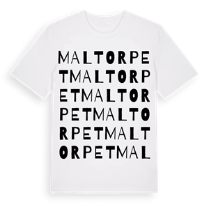 Maltorpet ordlek t-shirt – ekologisk bomull t-shirt från PinShirt