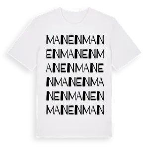 Manen ordlek t-shirt – ekologisk bomull t-shirt från Pinshirt