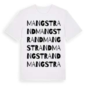 Mangstrand ordlek t-shirt – ekologisk bomull t-shirt från Pinshirt
