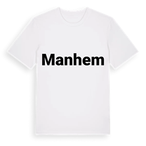 Manhem fetstil t-shirt – ekologisk bomull t-shirt från PinShirt